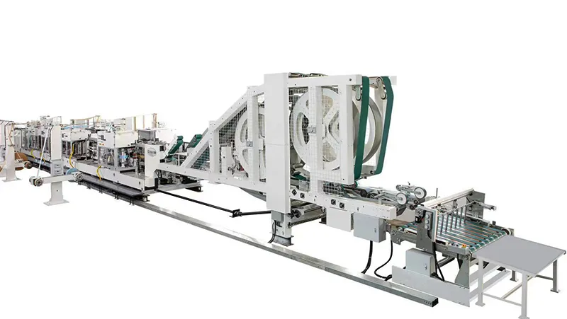 ماكينة صنع أكياس صمام ورقية (تشكيل أسفل الكيس الورقي)