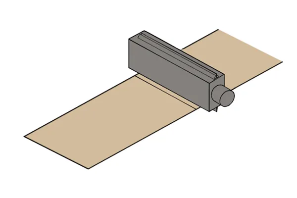 وحدة التقطيع والتمزيق المتدفق القطع والتمزيق المستقيم/المتدفق لأنابيب الأكياس المسطحة
