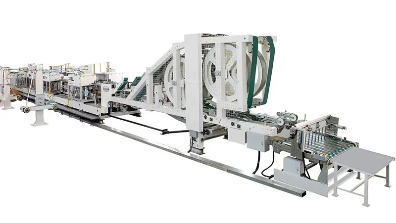 ماكينة صنع أكياس صمام ورقية (تشكيل أسفل الكيس الورقي)