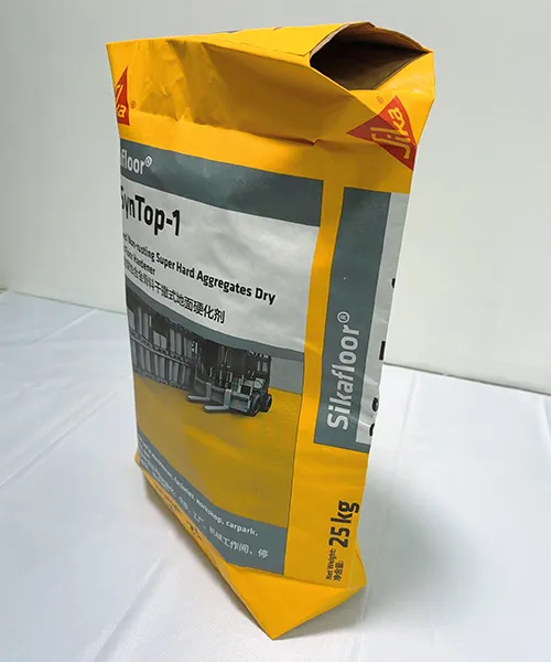 كيس صمام ذاتي الغلق لتعبئة الحصى