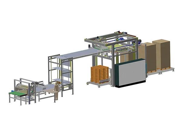 آلة تعبئة المنصات (البليتات)